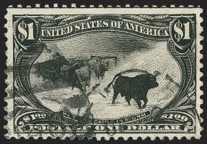 Sale 1150, Lot 921, 1898 Trans-Mississippi Issue (Scott 285-293), $1.00 Trans-Mississippi (292) Sale 1150, Lot 921, 1898 Trans-Mississippi Issue (Scott 285-293)