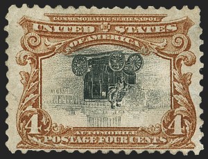 Sale 1150, Lot 940, 1901 Pan-American Issue Inverts (Scott 294a-296a)
