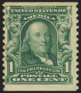 Sale 1150, Lot 977, 1908 First Government Coil Rarities (Scott 316-322)