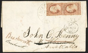 Sale 1155, Lot 3184, 1851-60 Issues