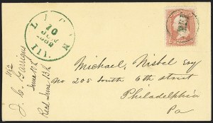 Sale 1155, Lot 3195, 1861-68 Issues