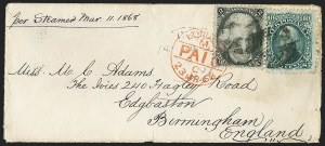 Sale 1155, Lot 3201, 1861-68 Issues