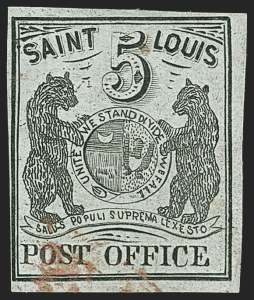 Sale 1156, Lot 3306, Postmasters Provisionals