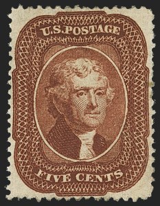 Sale 1156, Lot 3329, 1851-60 Issues (Scott 5-39)