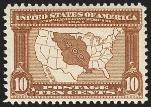 Sale 1156, Lot 3490, 1904 Louisiana Purchase, 1907 Jamestown Issues (Scott 323-330)
