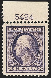 Sale Number 1156, Lot Number 3541, 1910-13 Washington-Franklin Issue (Scott 374-396) Sale Number 1156, Lot Number 3541, 1910-13 Washington-Franklin Issue (Scott 374-396)