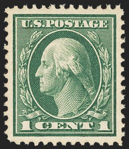 Sale 1156, Lot 3568, 1912-14 Washington-Franklin Issues (Scott 405-423)