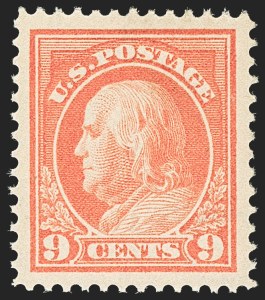 Sale 1156, Lot 3579, 1912-14 Washington-Franklin Issues (Scott 405-423)