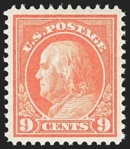 Sale 1156, Lot 3580, 1912-14 Washington-Franklin Issues (Scott 405-423)
