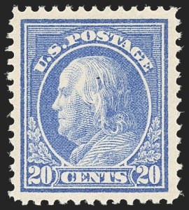 Sale 1156, Lot 3584, 1912-14 Washington-Franklin Issues (Scott 405-423)