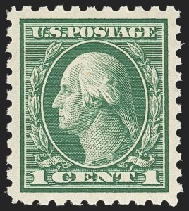 Sale 1156, Lot 3594, 1913-15 Washington-Franklin Issues (Scott 424-440)