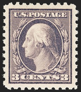 Sale 1156, Lot 3596, 1913-15 Washington-Franklin Issues (Scott 424-440)