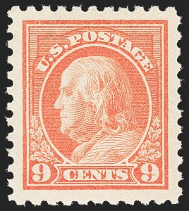 Sale 1156, Lot 3606, 1913-15 Washington-Franklin Issues (Scott 424-440)