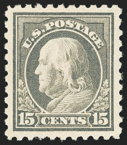 Sale 1156, Lot 3614, 1913-15 Washington-Franklin Issues (Scott 424-440)