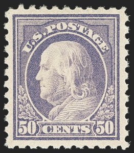Sale 1156, Lot 3620, 1913-15 Washington-Franklin Issues (Scott 424-440)