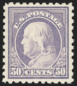 Sale 1156, Lot 3621, 1913-15 Washington-Franklin Issues (Scott 424-440)