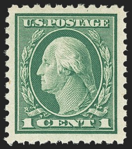 Sale 1156, Lot 3647, 1916-17 Washington-Franklin Issues (Scott 462-480)