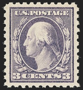 Sale 1156, Lot 3650, 1916-17 Washington-Franklin Issues (Scott 462-480)