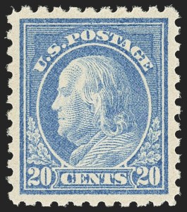 Sale 1156, Lot 3667, 1916-17 Washington-Franklin Issues (Scott 462-480)