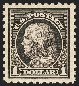 Sale 1156, Lot 3672, 1916-17 Washington-Franklin Issues (Scott 462-480)