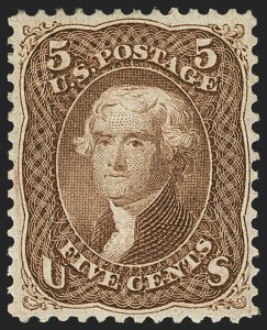 Sale 1159, Lot 110, 1867-68 Grilled Issue (Scott 79-101)