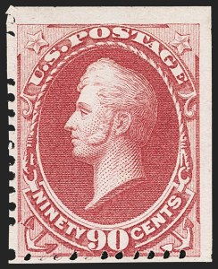 Sale 1159, Lot 178, 1875 Continental Bank Note Co. Hard Paper Special Printing (Scott 167-177, 180)