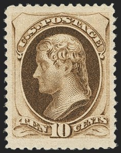 Sale 1159, Lot 182, 1879-88 American Bank Note Co. Issues (Scott 182-191)