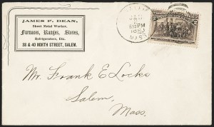 Sale 1159, Lot 199, 1893 Columbian Issue (Scott 230-245)