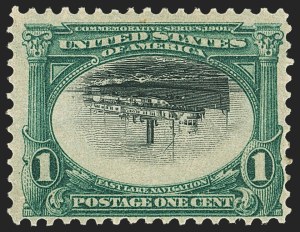 Sale 1159, Lot 214, 1901 Pan-American Issue Inverts (Scott 294a-295a)