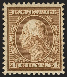 Sale 1159, Lot 227, 1908-10 Washington-Franklins and Bluish Paper Issues (Scott 331-363)