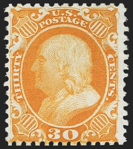 Sale 1162, Lot 124, 1875 Reprint of 1857-60 Issue (Scott 40-47)