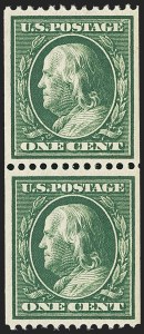 Sale 1162, Lot 456, 1908-10 Washington-Franklin Issues (Scott 331-356)