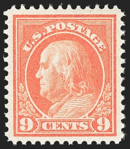 Sale 1162, Lot 495, 1912-15 Washington-Franklin Issues (Scott 405-461)