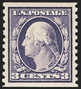 Sale 1162, Lot 505, 1912-15 Washington-Franklin Issues (Scott 405-461)