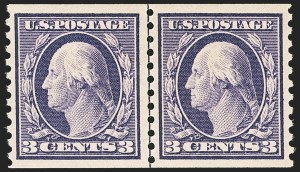 Sale 1162, Lot 506, 1912-15 Washington-Franklin Issues (Scott 405-461)