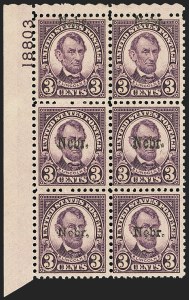 Sale 1162, Lot 599, 1922 and Later Issues (Scott 554-703b