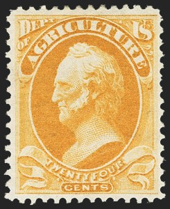 Sale 1162, Lot 690, Officials (O), 24c Agriculture (O8) Sale 1162, Lot 690, Officials (O)