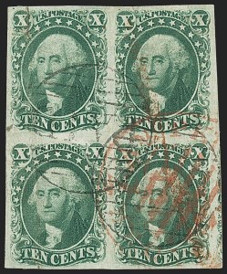 Sale 1162, Lot 71, 1851-56 Issue (Scott 5-17)