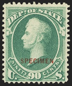 Sale 1162, Lot 716, Official Special Printings (O)