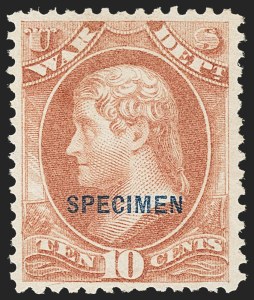 Sale 1162, Lot 723, Official Special Printings (O)