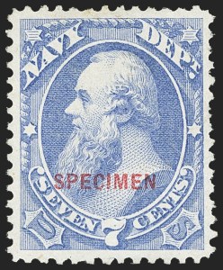 Sale 1162, Lot 724, Official Special Printings (O)