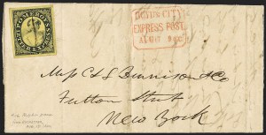 Sale 1162, Lot 789, Carriers and Locals, Officoal Seal, Sanitary Fair