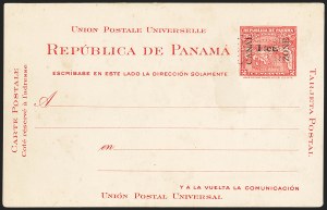 Sale 1162, Lot 865, U.S. Possessions - Canal Zone Postal Cards and Postal Stationery