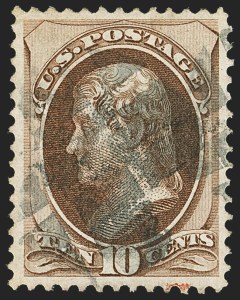 Sale 1163, Lot 100, 1870-71 National Bank Note Co. H. and I. Grilled Issue (Scott 134-144)