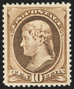 Sale Number 1163, Lot Number 148, 1881-83 American Bank Note Co. Issues (Scott 205-211B) Sale Number 1163, Lot Number 148, 1881-83 American Bank Note Co. Issues (Scott 205-211B)