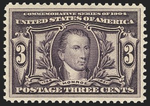 Sale 1163, Lot 249, 1904 Louisiana Purchase Issue (Scott 323-327)