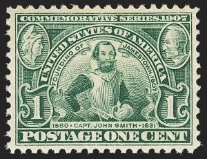 Sale Number 1163, Lot Number 252, 1907 Jamestown Issue (Scott 328-330)