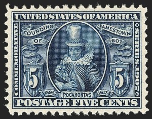 Sale 1163, Lot 254, 1907 Jamestown Issue (Scott 328-330)