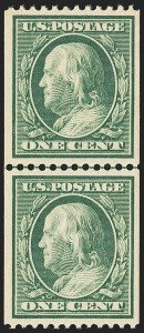 Sale 1163, Lot 290, 1910-13 Washington-Franklin Issue (Scott 374-396)