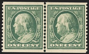 Sale 1163, Lot 292, 1910-13 Washington-Franklin Issue (Scott 374-396)